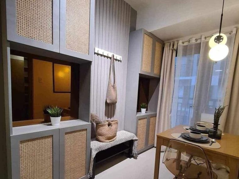 Built-in joinery and storage units installed and finished in a residential unit
